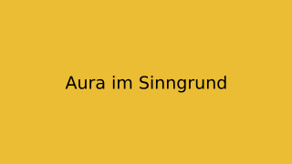 Aura im Sinngrund Thumbnail