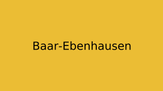 Baar-Ebenhausen Thumbnail