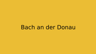 Bach an der Donau Thumbnail