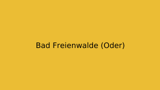 Bad Freienwalde (Oder) Thumbnail