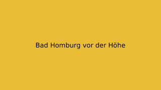 Bad Homburg vor der Höhe Thumbnail