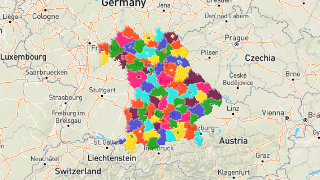 Landkreise und Kreisfreie Städte in Bayern Thumbnail