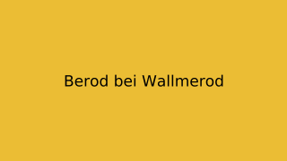 Berod bei Wallmerod Thumbnail