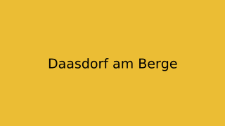 Daasdorf am Berge Thumbnail