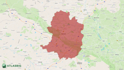 Karte von Bielefeld Thumbnail