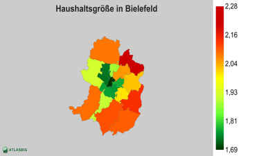 Haushaltsgröße in Bielefeld nach Postleitzahl Thumbnail