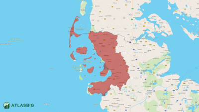 Karte: Kreis Nordfriesland Thumbnail