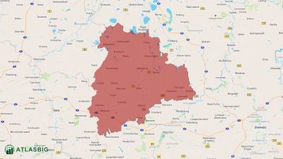 Karte: Landkreis Altenburger Land Thumbnail