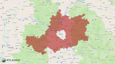 Karte: Landkreis Bamberg Thumbnail