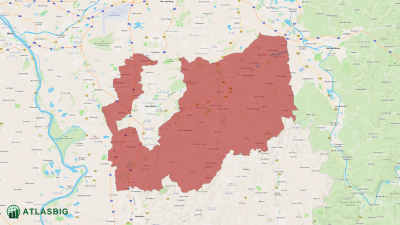 Karte: Landkreis Darmstadt-Dieburg Thumbnail