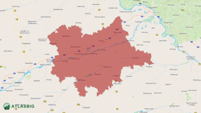 Karte: Landkreis Dingolfing-Landau Thumbnail