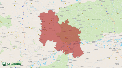 Karte: Landkreis Donau-Ries Thumbnail