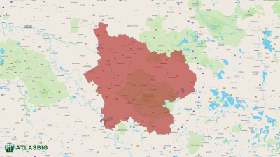 Karte: Landkreis Elbe-Elster Thumbnail