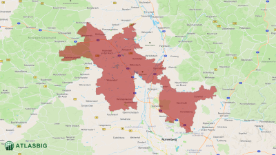Karte: Landkreis Erlangen-Höchstadt Thumbnail