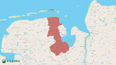 Karte: Landkreis Friesland Thumbnail