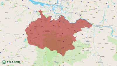 Karte: Landkreis Harburg Thumbnail