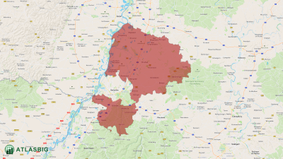 Karte: Landkreis Karlsruhe Thumbnail