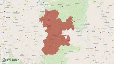 Karte: Landkreis Miltenberg Thumbnail