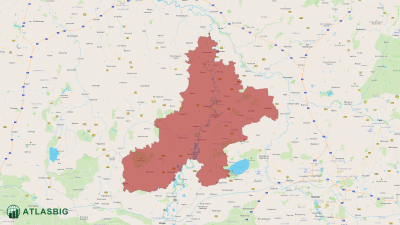Karte: Landkreis Nienburg (Weser) Thumbnail