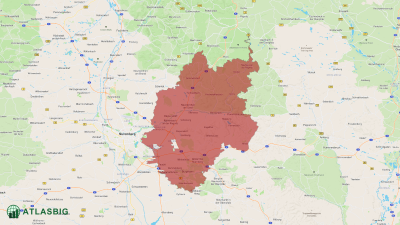 Karte: Landkreis Nürnberger Land Thumbnail