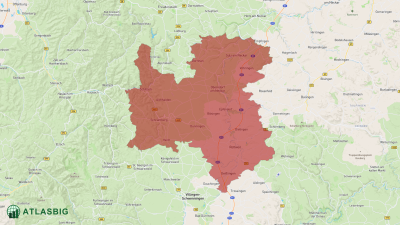 Karte: Landkreis Rottweil Thumbnail