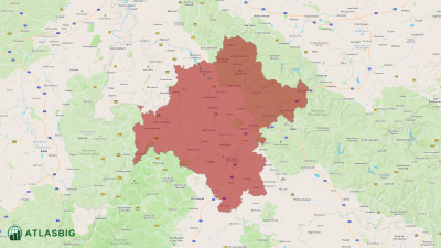 Karte: Landkreis Schmalkalden-Meiningen Thumbnail