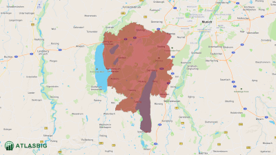 Karte: Landkreis Starnberg Thumbnail