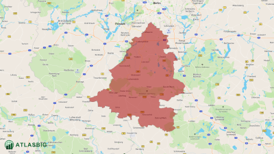 Karte: Landkreis Teltow-Fläming Thumbnail