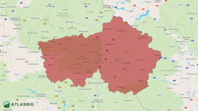 Karte: Landkreis Tirschenreuth Thumbnail