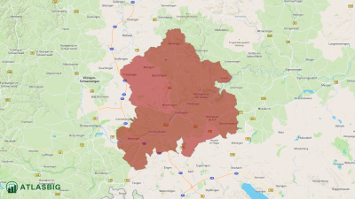 Karte: Landkreis Tuttlingen Thumbnail