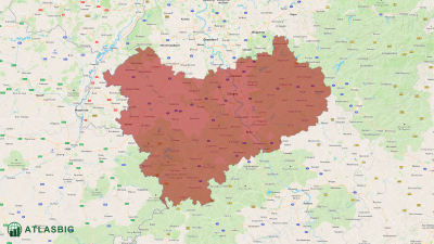 Karte des Regierungsbezirks Köln Thumbnail