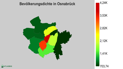 Bevölkerungsdichte in Osnabrück nach Postleitzahl Thumbnail