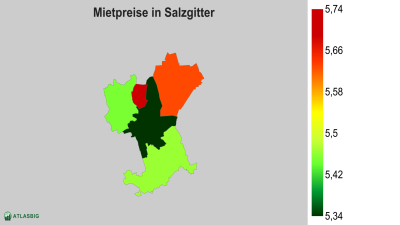 Mietpreise in Salzgitter nach Postleitzahl Thumbnail