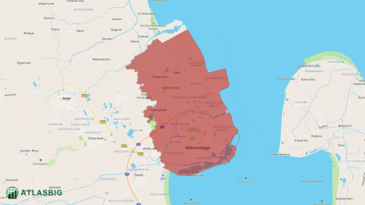 Karte von Wilhelmshaven Thumbnail