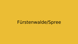 Fürstenwalde/Spree Thumbnail