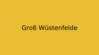 Groß Wüstenfelde Thumbnail