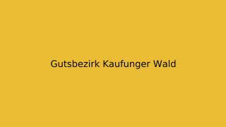 Gutsbezirk Kaufunger Wald Thumbnail