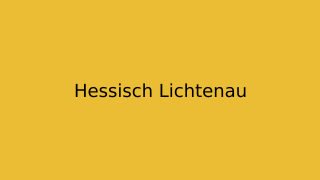 Hessisch Lichtenau Thumbnail