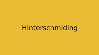 Hinterschmiding Thumbnail