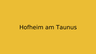 Hofheim am Taunus Thumbnail