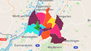 Postleitzahlen in Karlsruhe Thumbnail