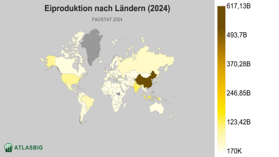 Eiproduktion nach Ländern (2024) Thumbnail