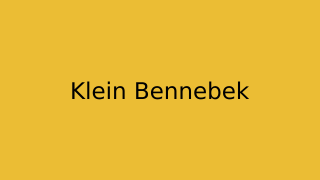 Klein Bennebek Thumbnail