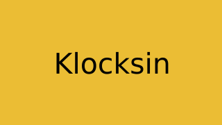Klocksin Thumbnail