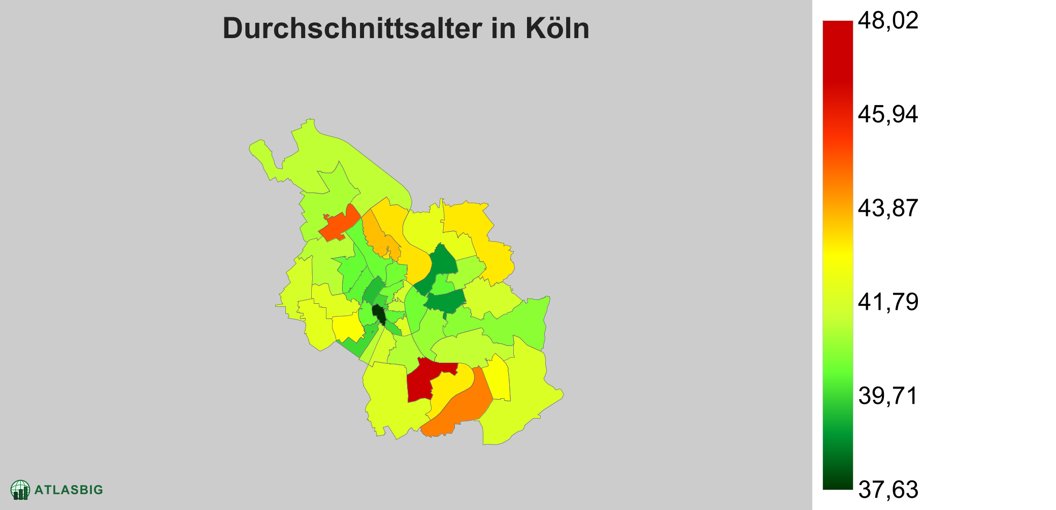 Durchschnittsalter in Köln: Wo die Stadt am jüngsten ist