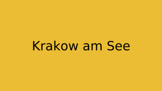 Krakow am See Thumbnail