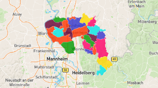Postleitzahlen in Kreis Bergstraße Thumbnail