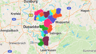 Postleitzahlen in Kreis Mettmann Thumbnail