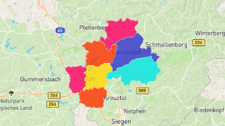 Postleitzahlen in Kreis Olpe Thumbnail