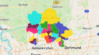 Postleitzahlen in Kreis Recklinghausen Thumbnail